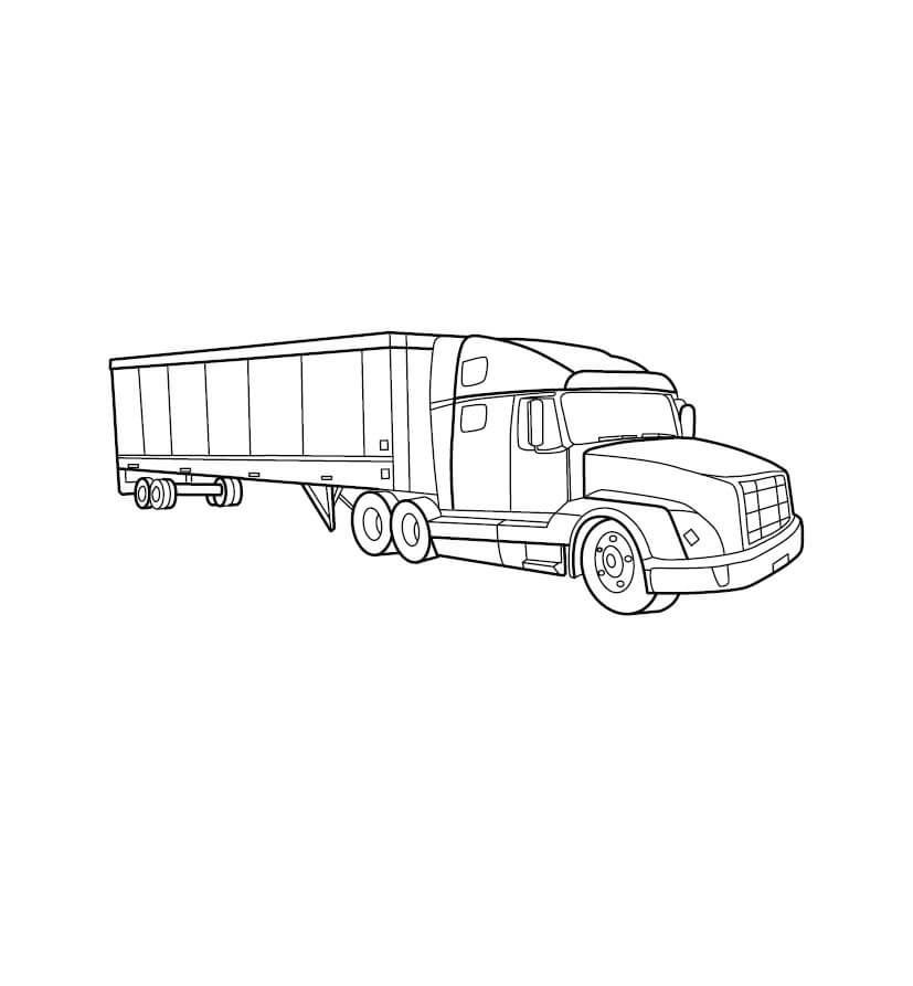 Coloriage Camion #180703 à imprimer gratuitement, extrait de la collection Transport Coloriage Camion #180703 à imprimer gratuitement, extrait de la collection Transport