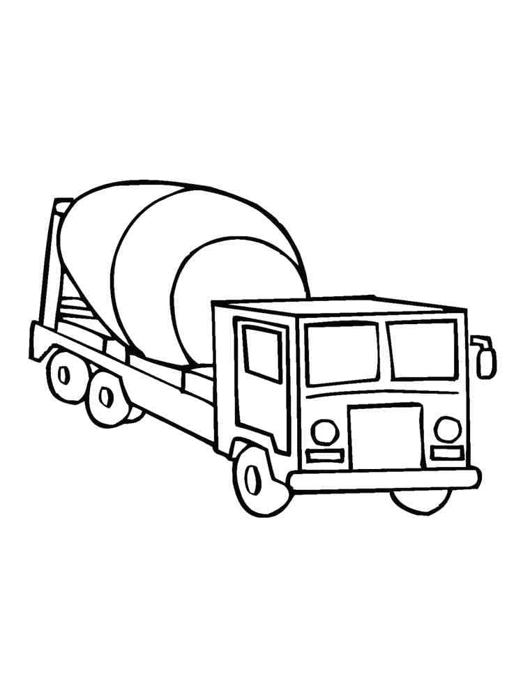 Page de coloriage Camion Toupie #220956, collection Transport, à imprimer et colorier