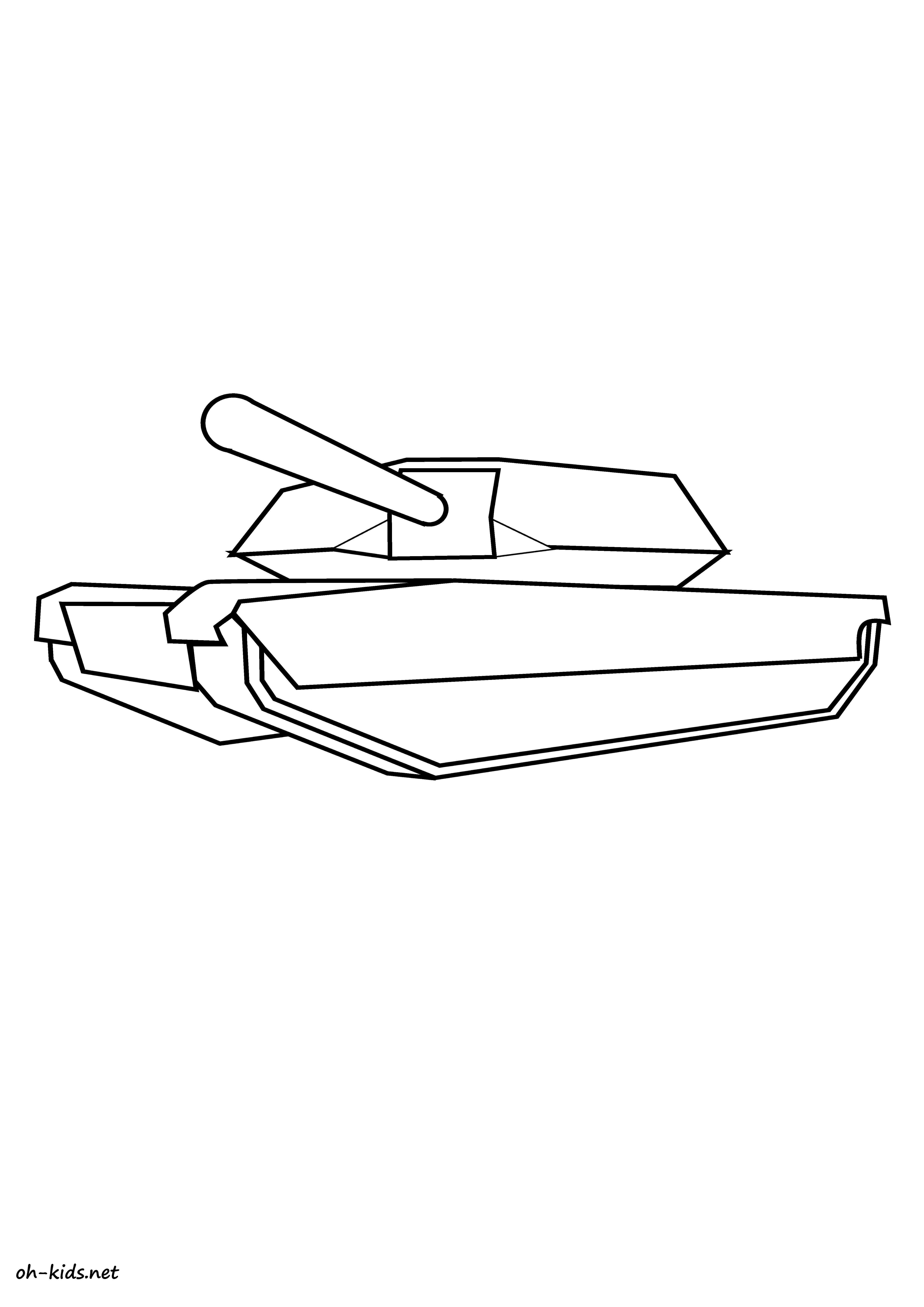 Coloriage gratuit Char #138042 de la collection Transport à imprimer