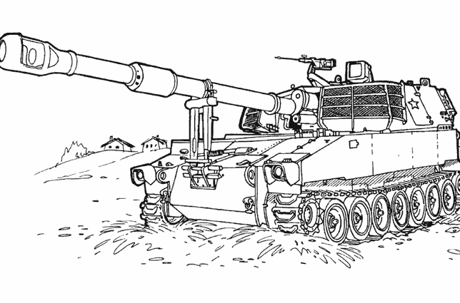 Dessin à colorier: Char (Transport) #138069 - Coloriages à Imprimer Gratuits