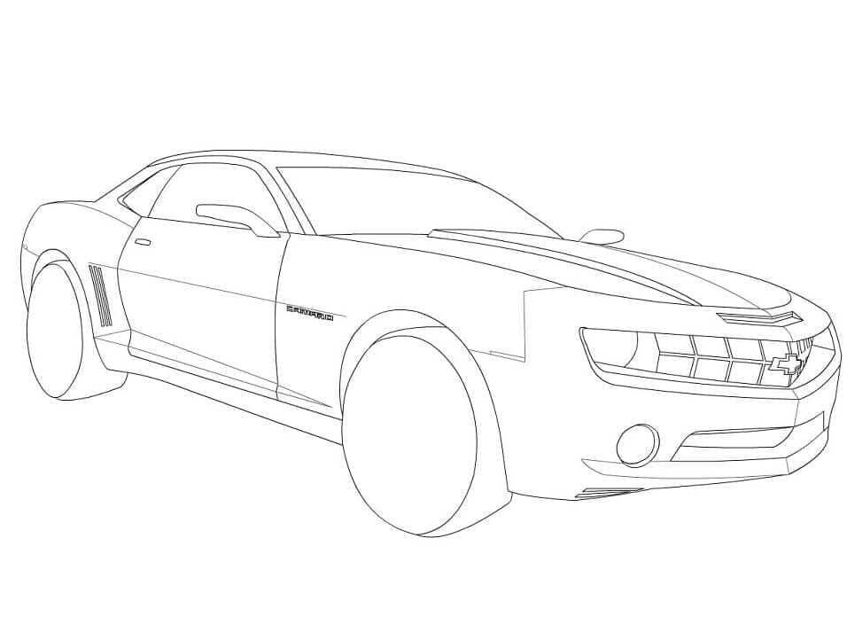 Coloriage gratuit Chevrolet #204488 de la collection Transport à imprimer