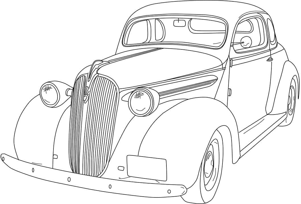 Coloriage gratuit Chevrolet #204495 de la collection Transport à imprimer