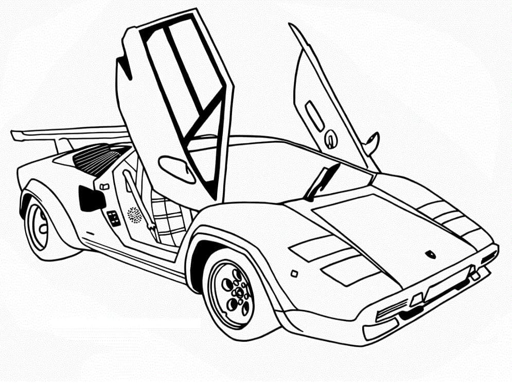 Dessin à colorier: Ferrari (Transport) #186879 - Coloriages à Imprimer Gratuits