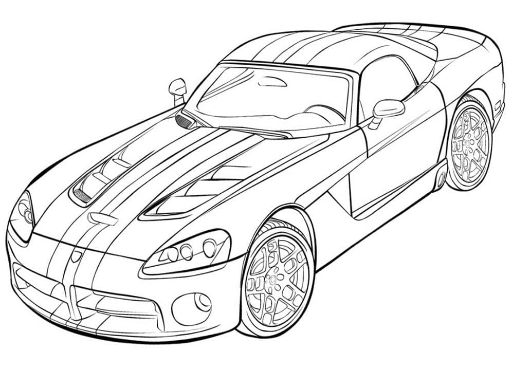 Dessin à colorier: Ferrari (Transport) #186881 - Coloriages à Imprimer Gratuits