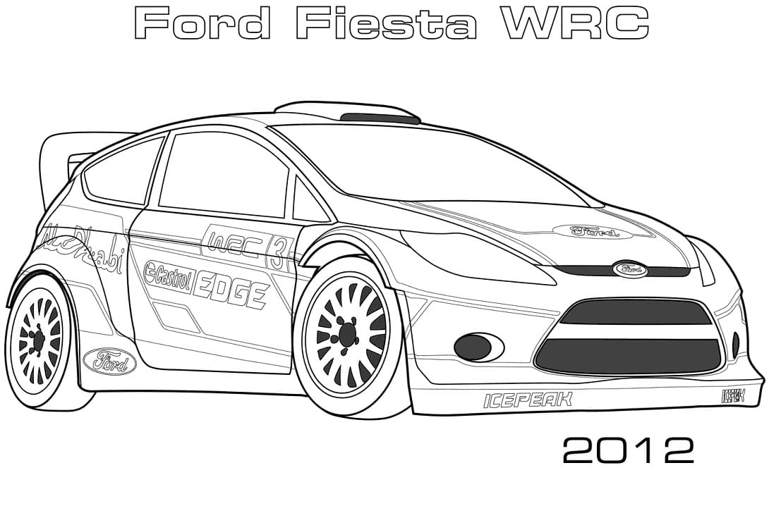 Coloriage gratuit Ford #174191 de la collection Transport à imprimer