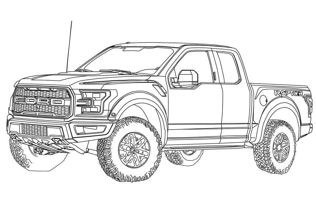 Coloriage gratuit Ford #174196 de la collection Transport à imprimer