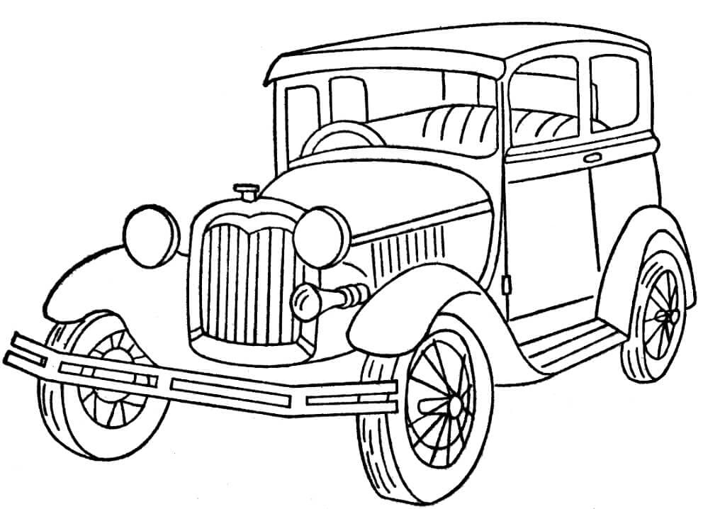 Coloriage gratuit Ford #174197 de la collection Transport à imprimer
