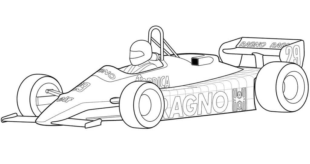 Coloriage gratuit pour enfants et adultes Formule 1 #197673, collection Transport