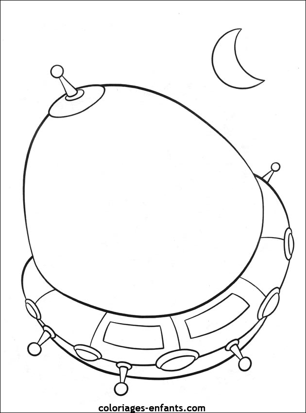 Dessin à colorier: Fusée (Transport) #140147 - Coloriages à Imprimer Gratuits