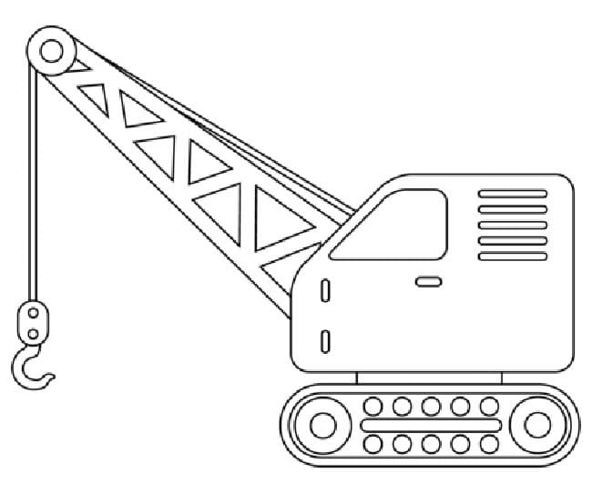 Coloriage gratuit Grue #187878 de la collection Transport à imprimer Coloriage gratuit Grue #187878 de la collection Transport à imprimer