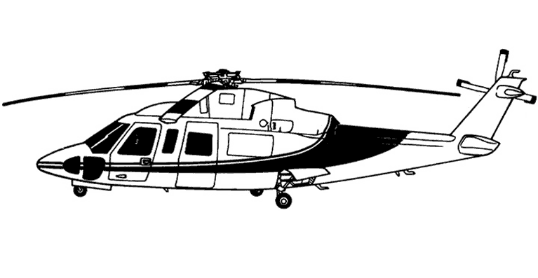 Dessin à colorier: Helicoptère (Transport) #136065 - Coloriages à Imprimer Gratuits