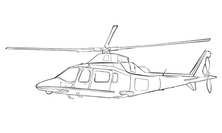 Dessin à colorier: Helicoptère (Transport) #136071 - Coloriages à Imprimer Gratuits