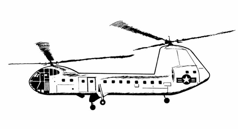 Dessin à colorier: Helicoptère (Transport) #136074 - Coloriages à Imprimer Gratuits