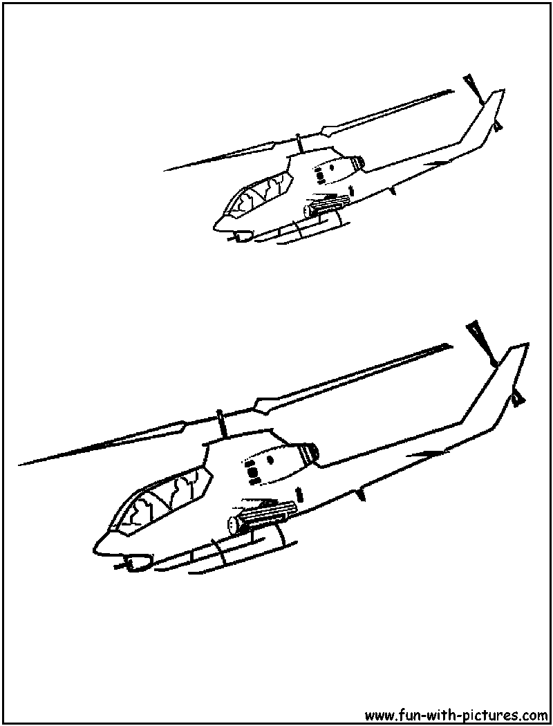 Dessin à colorier: Helicoptère (Transport) #136118 - Coloriages à Imprimer Gratuits