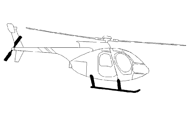 Dessin à colorier: Helicoptère (Transport) #136134 - Coloriages à Imprimer Gratuits