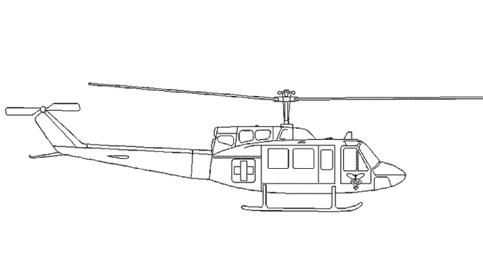 Dessin à colorier: Helicoptère (Transport) #136143 - Coloriages à Imprimer Gratuits