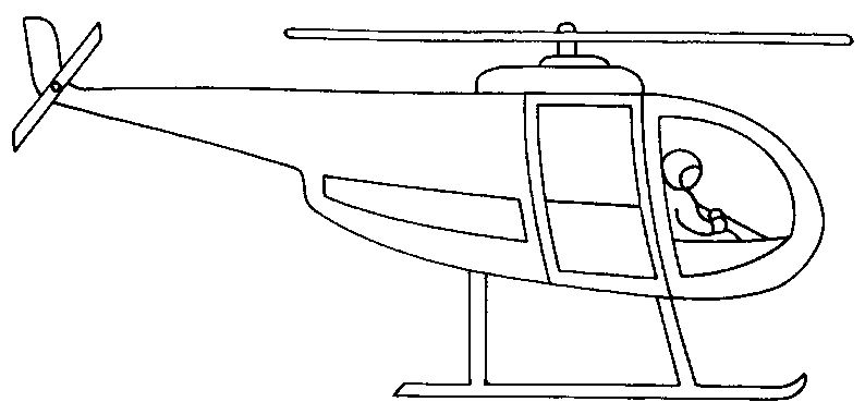 Dessin à colorier: Helicoptère (Transport) #136168 - Coloriages à Imprimer Gratuits