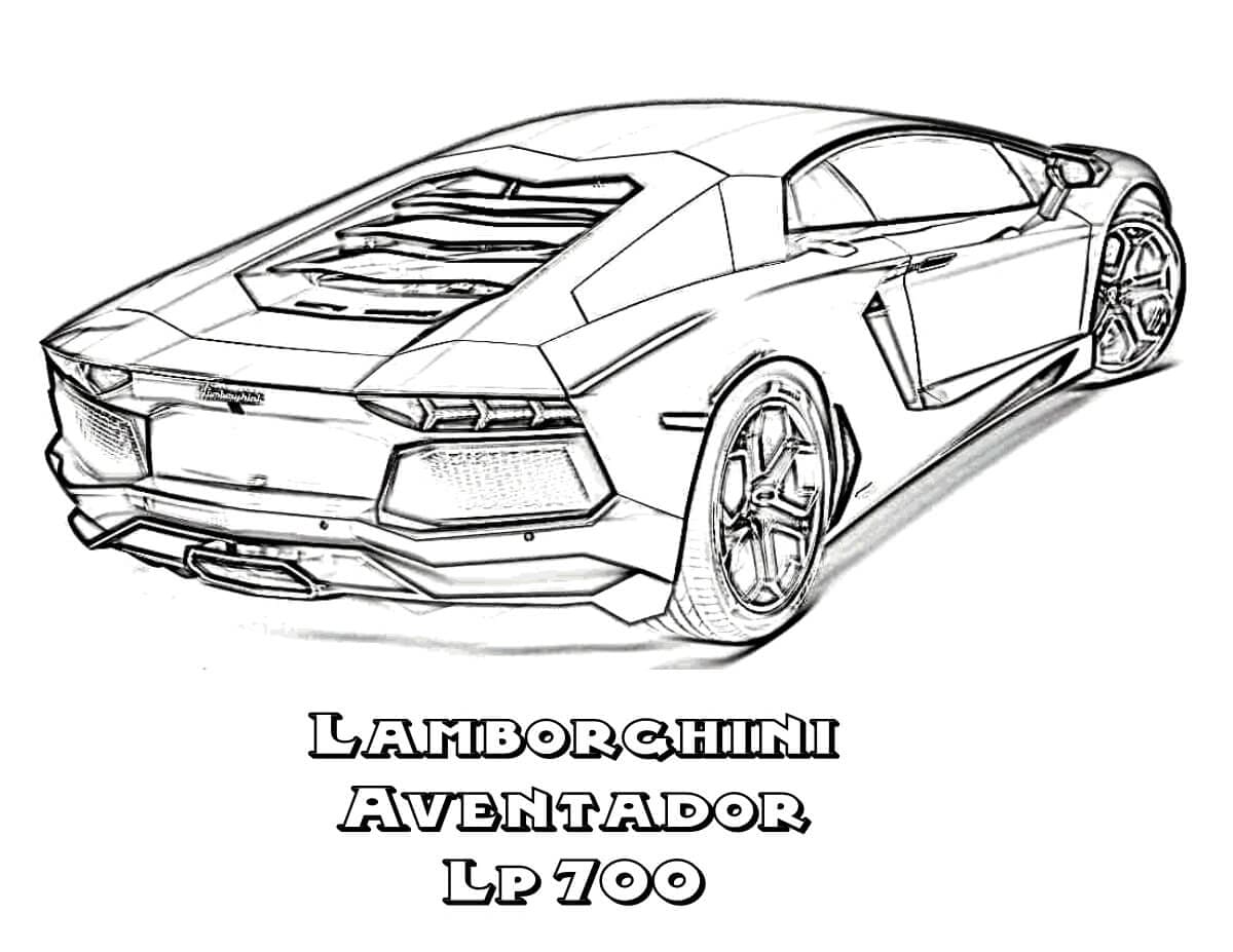 Coloriage gratuit Lamborghini #174217 de la collection Transport à imprimer Coloriage gratuit Lamborghini #174217 de la collection Transport à imprimer