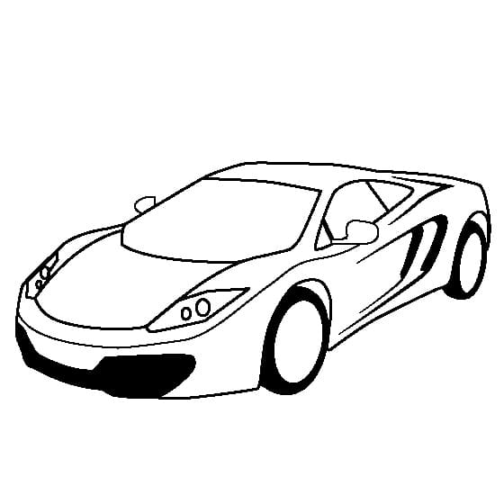 Coloriage gratuit McLaren #219364 de la collection Transport à imprimer