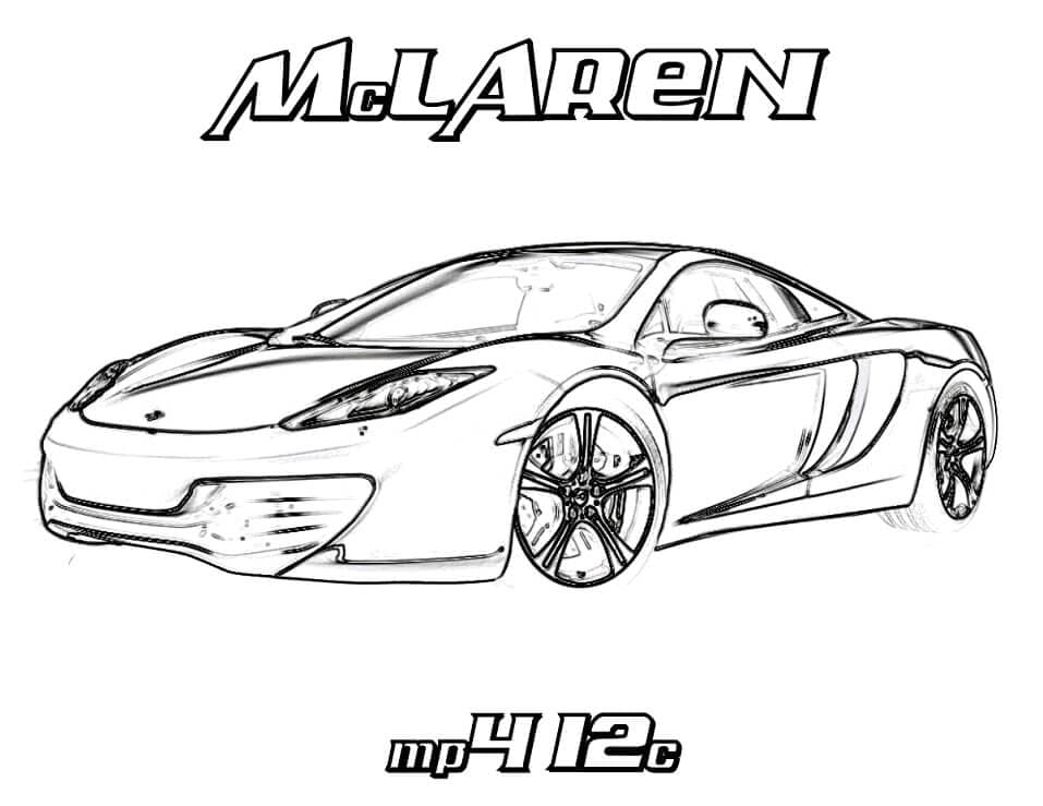 Coloriage gratuit McLaren #219371 de la collection Transport à imprimer Coloriage gratuit McLaren #219371 de la collection Transport à imprimer