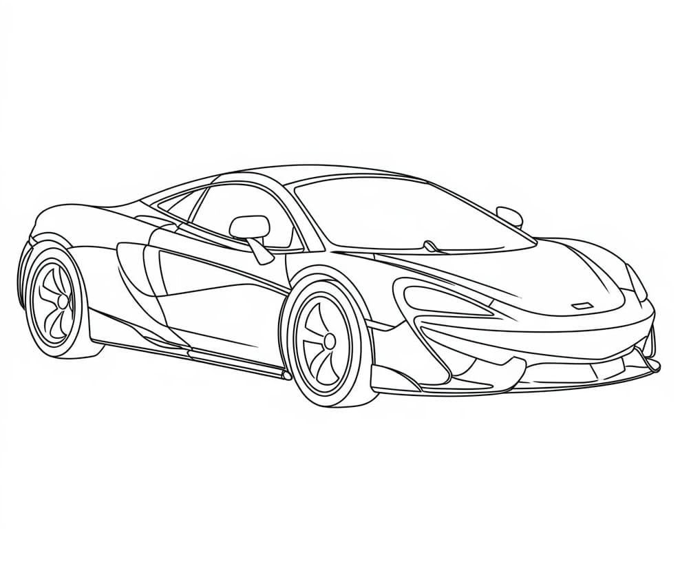 Coloriage gratuit McLaren #219379 de la collection Transport à imprimer