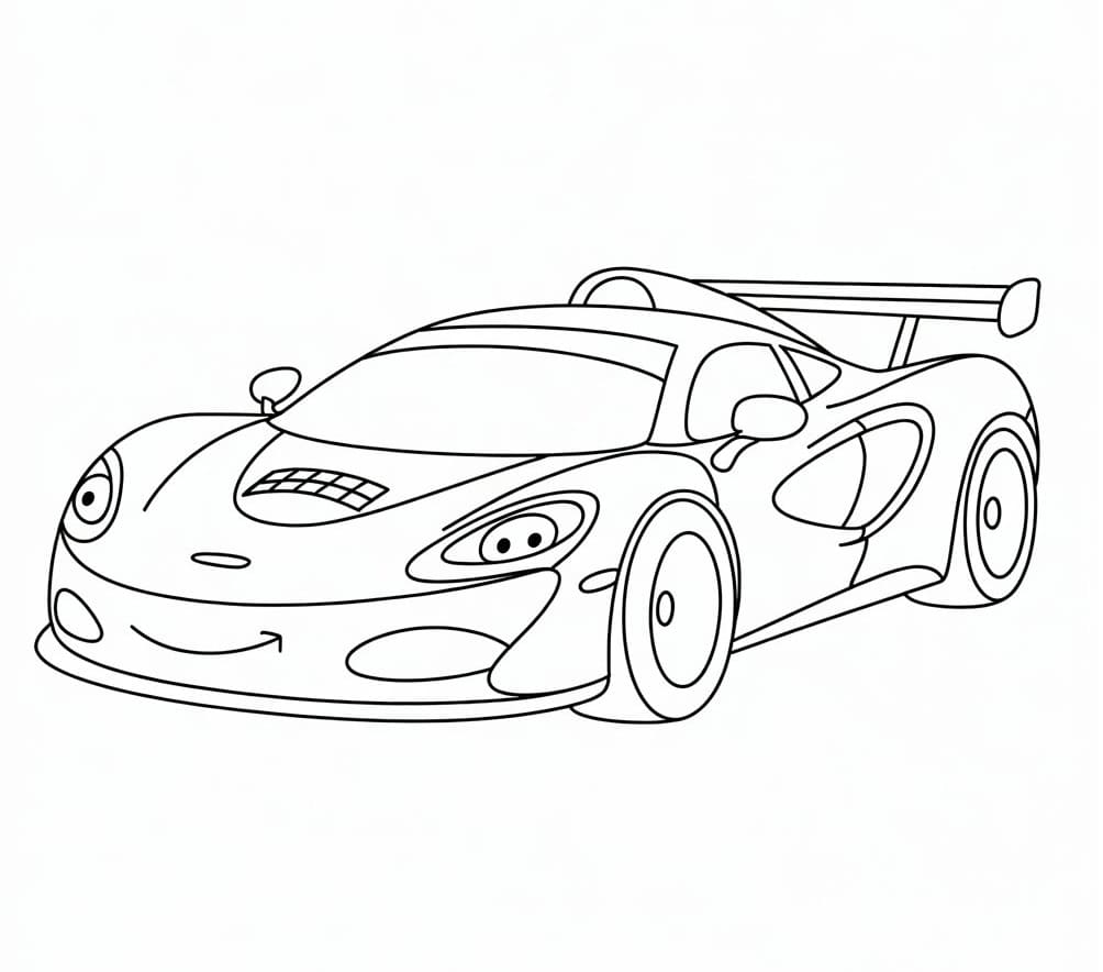 Dessin à colorier: McLaren (Transport) #219384 - Coloriages à Imprimer Gratuits