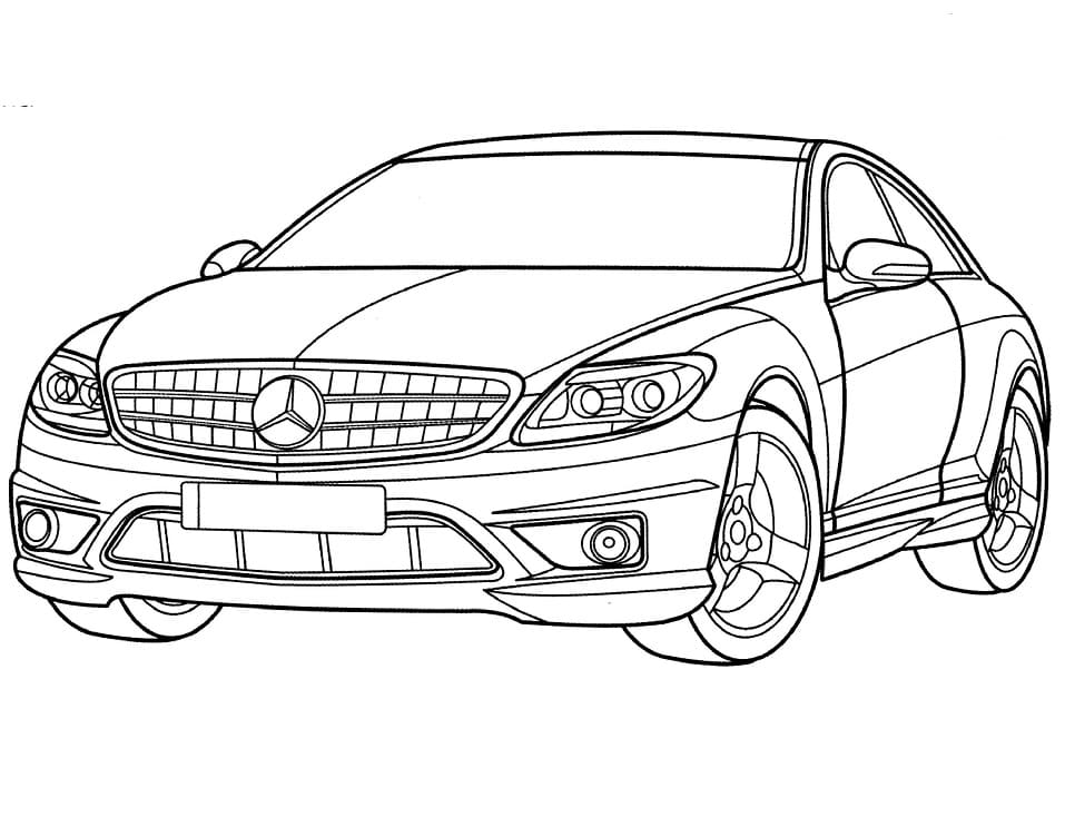 Coloriage gratuit Mercedes #187460 de la collection Transport à imprimer Coloriage gratuit Mercedes #187460 de la collection Transport à imprimer