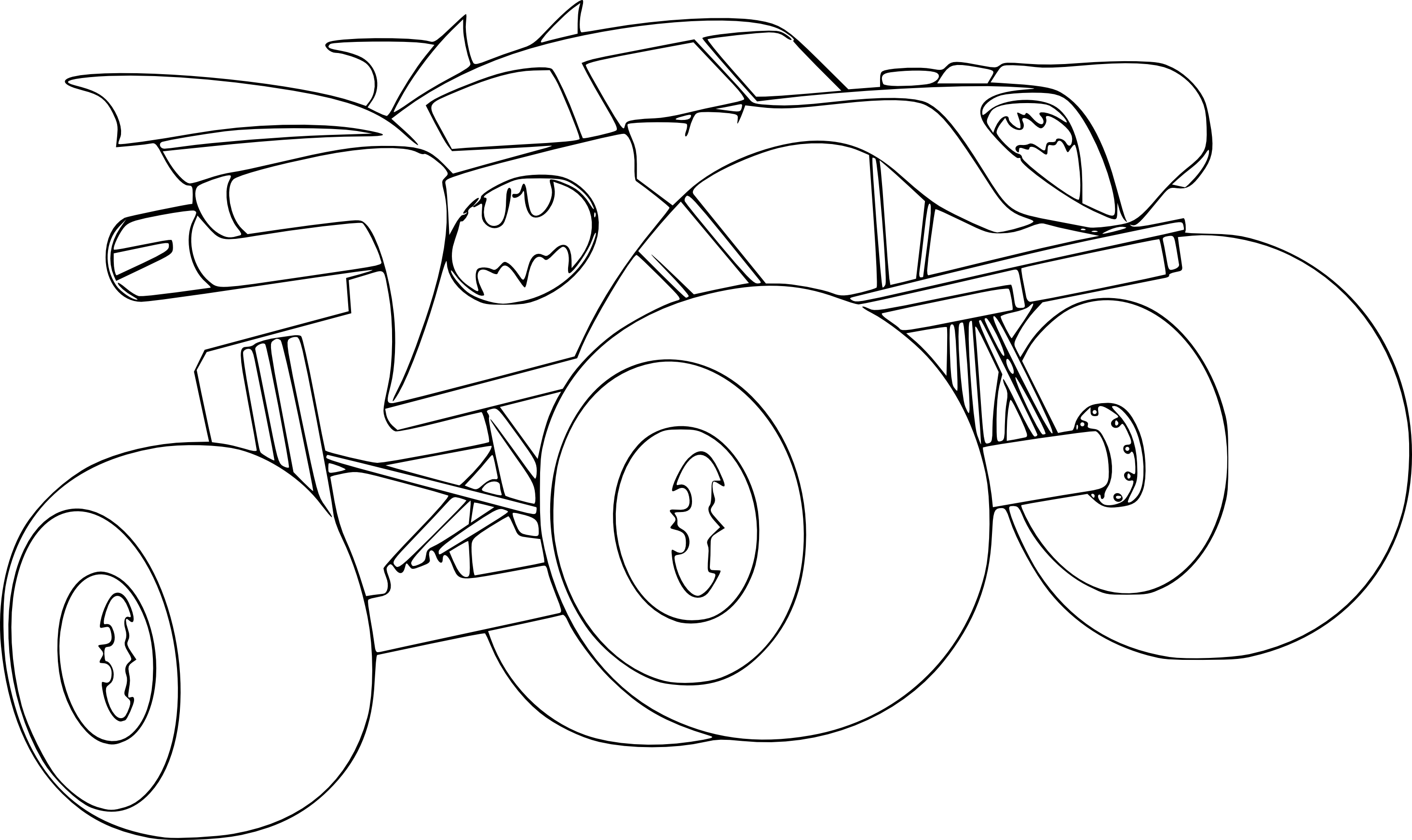 Dessin à colorier: Monster Truck (Transport) #141305 - Coloriages à Imprimer Gratuits