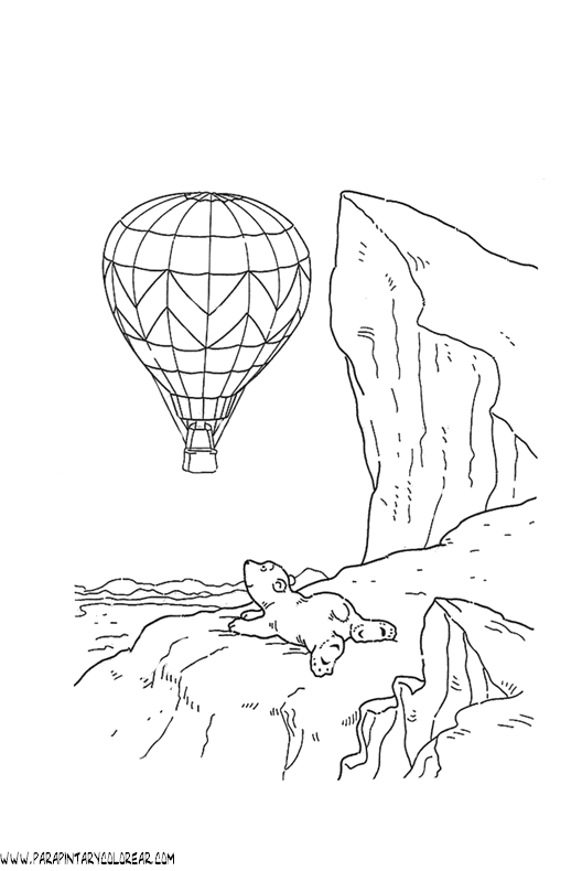 Dessin à colorier: Montgolfière (Transport) #134661 - Coloriages à Imprimer Gratuits