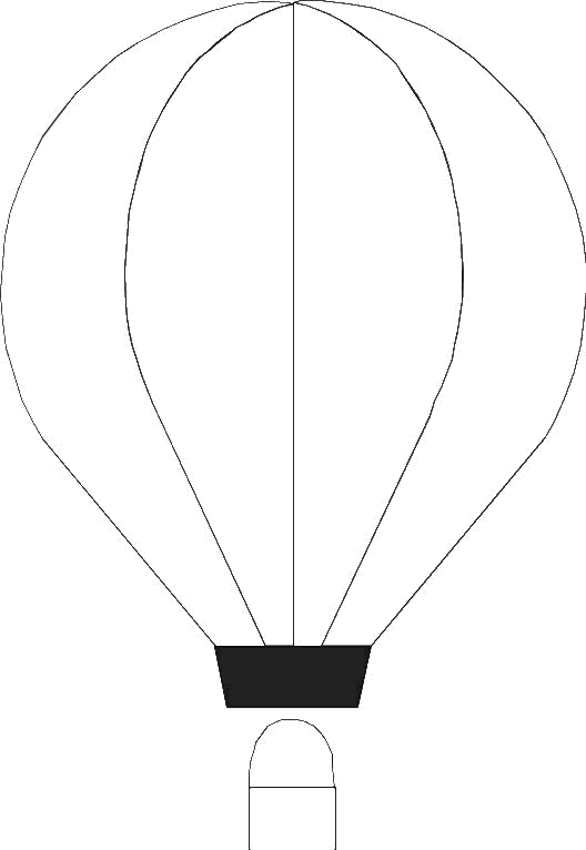 Dessin à colorier: Montgolfière (Transport) #134691 - Coloriages à Imprimer Gratuits