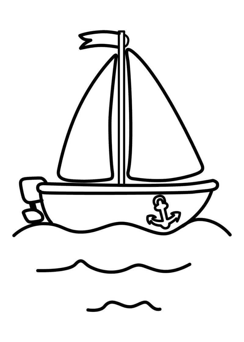 Coloriage gratuit pour enfants et adultes Navire et Bateau #171590, collection Transport