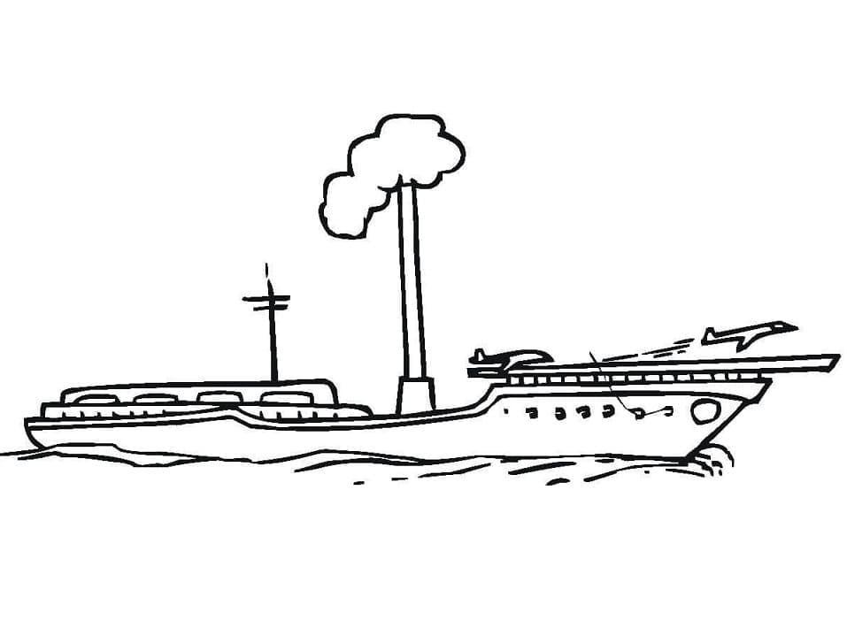 Coloriage à imprimer Porte Avion #206168 de la série Transport, gratuit pour enfants et adultes