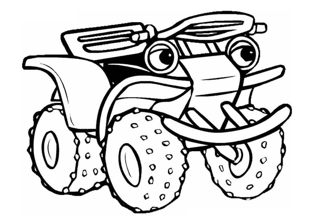 Dessin à colorier: Quad / VTT (Transport) #179388 - Coloriages à Imprimer Gratuits