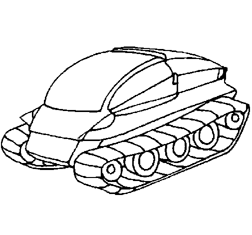 Dessin à colorier: Tank (Transport) #138025 - Coloriages à Imprimer Gratuits
