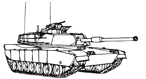 Dessin à colorier: Tank (Transport) #138164 - Coloriages à Imprimer Gratuits