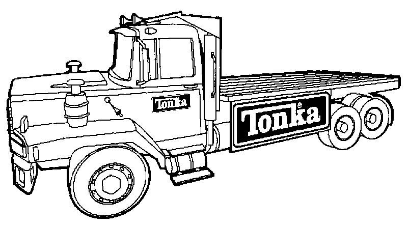 Dessin à colorier: Tonka (Transport) #144545 - Coloriages à Imprimer Gratuits