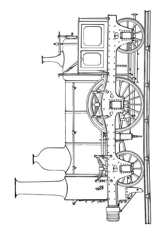 Dessin à colorier: Train / Locomotive (Transport) #135031 - Coloriages à Imprimer Gratuits