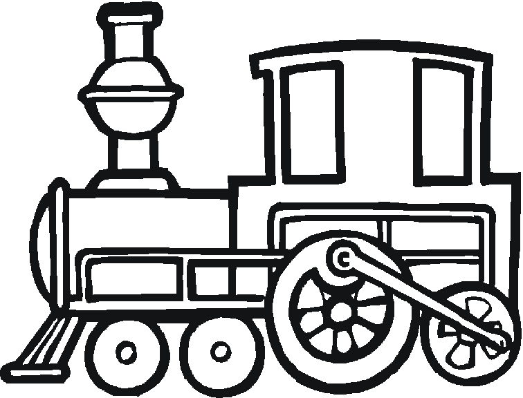Dessin à colorier: Train / Locomotive (Transport) #135042 - Coloriages à Imprimer Gratuits