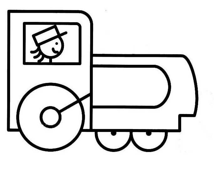 Dessin à colorier: Train / Locomotive (Transport) #135044 - Coloriages à Imprimer Gratuits