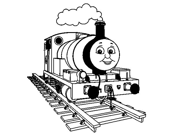 Dessin à colorier: Train / Locomotive (Transport) #135070 - Coloriages à Imprimer Gratuits