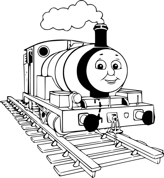 Dessin à colorier: Train / Locomotive (Transport) #135073 - Coloriages à Imprimer Gratuits