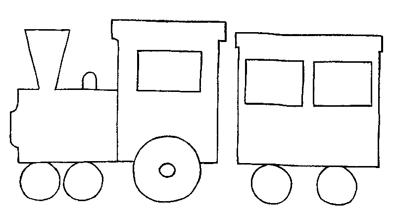 Dessin à colorier: Train / Locomotive (Transport) #135078 - Coloriages à Imprimer Gratuits