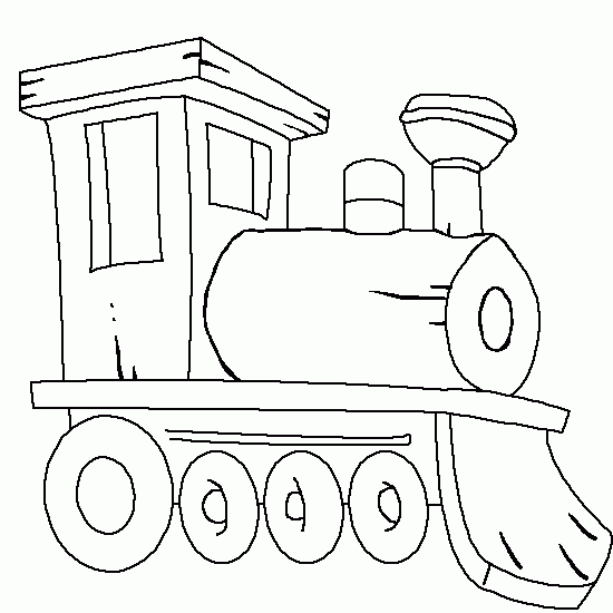 Dessin à colorier: Train / Locomotive (Transport) #135086 - Coloriages à Imprimer Gratuits
