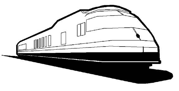 Dessin à colorier: Train / Locomotive (Transport) #135117 - Coloriages à Imprimer Gratuits