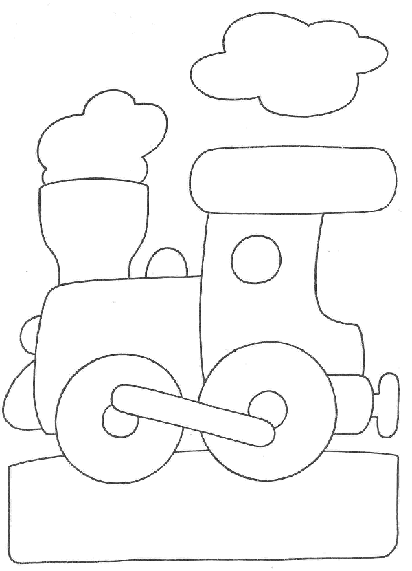 Dessin à colorier: Train / Locomotive (Transport) #135120 - Coloriages à Imprimer Gratuits