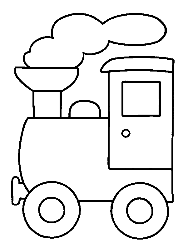 Dessin à colorier: Train / Locomotive (Transport) #135135 - Coloriages à Imprimer Gratuits