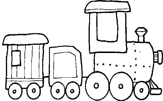 Dessin à colorier: Train / Locomotive (Transport) #135261 - Coloriages à Imprimer Gratuits