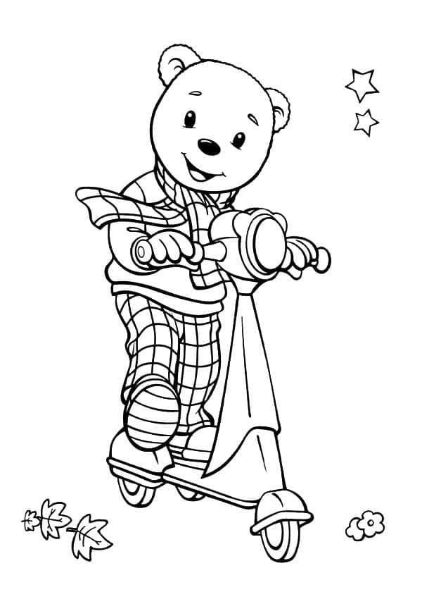 Coloriage gratuit Trottinette #215243 de la collection Transport à imprimer