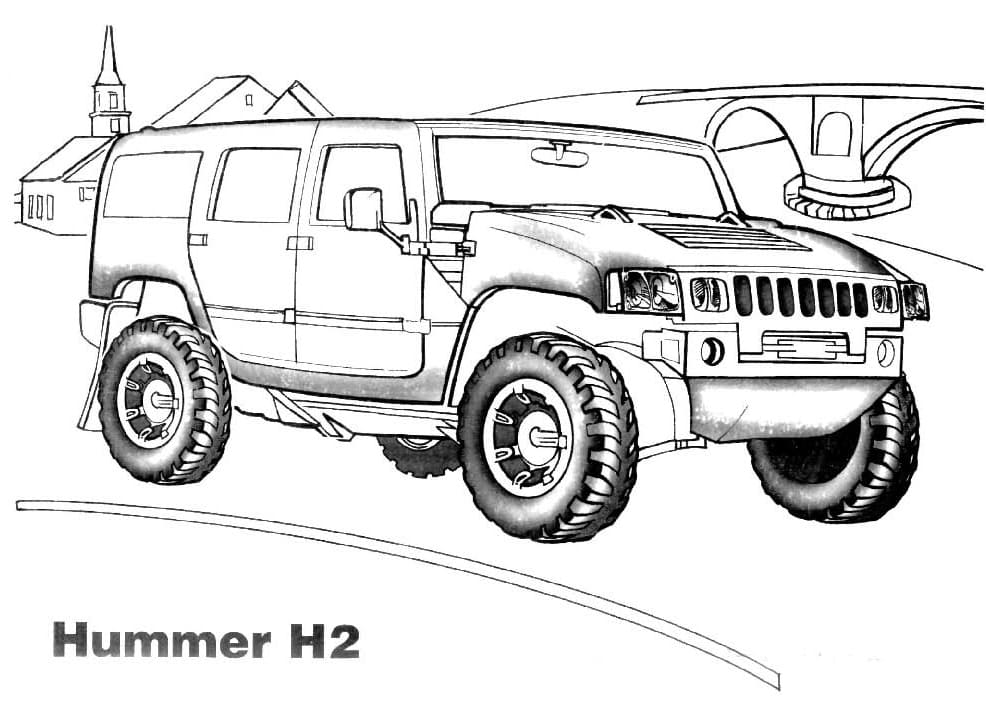 Coloriage gratuit Véhicules 4x4 #180975 de la collection Transport à imprimer