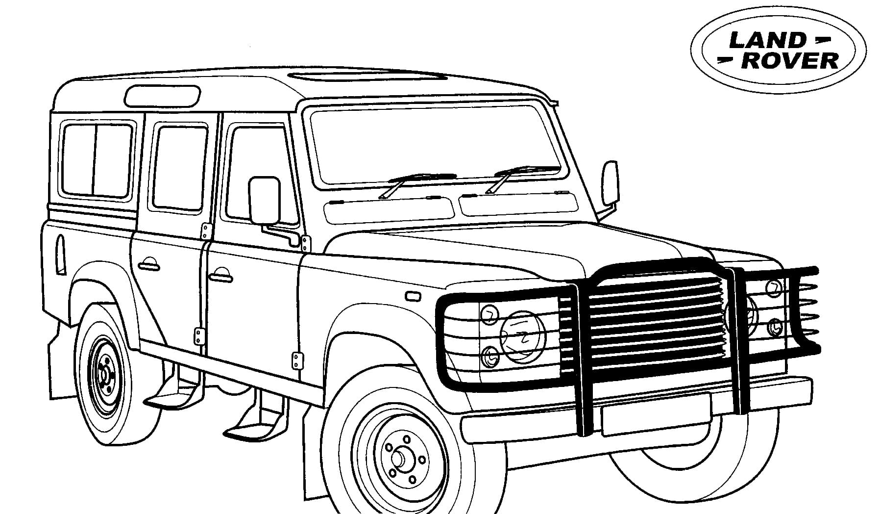 Coloriage gratuit Véhicules 4x4 #180989 de la collection Transport à imprimer